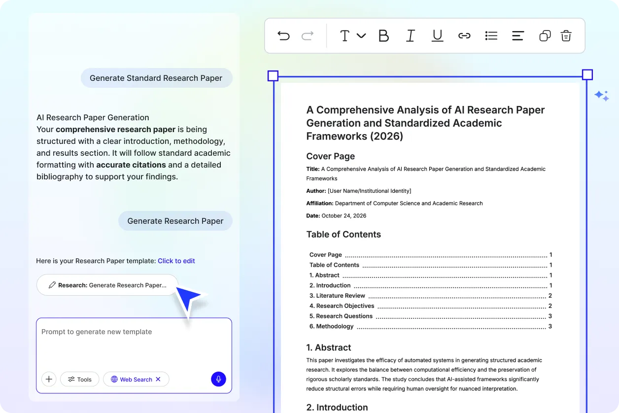Free AI Research Paper Generator, Academic Paper Writer Online
